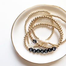 Load image into Gallery viewer, GOLD FILLED LETTER BRACELET