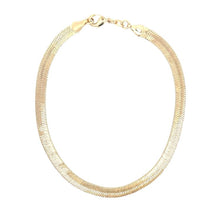 Load image into Gallery viewer, GOLD FILLED HERRINGBONE BRACELET
