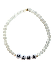 Load image into Gallery viewer, CLEAR QUARTZ GEMSTONE LETTER BRACELET
