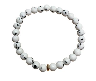 DALMATIAN GEMSTONE BRACELET