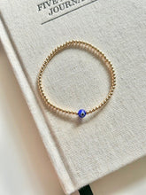 Load image into Gallery viewer, GOLD FILLED EVIL EYE BRACELET
