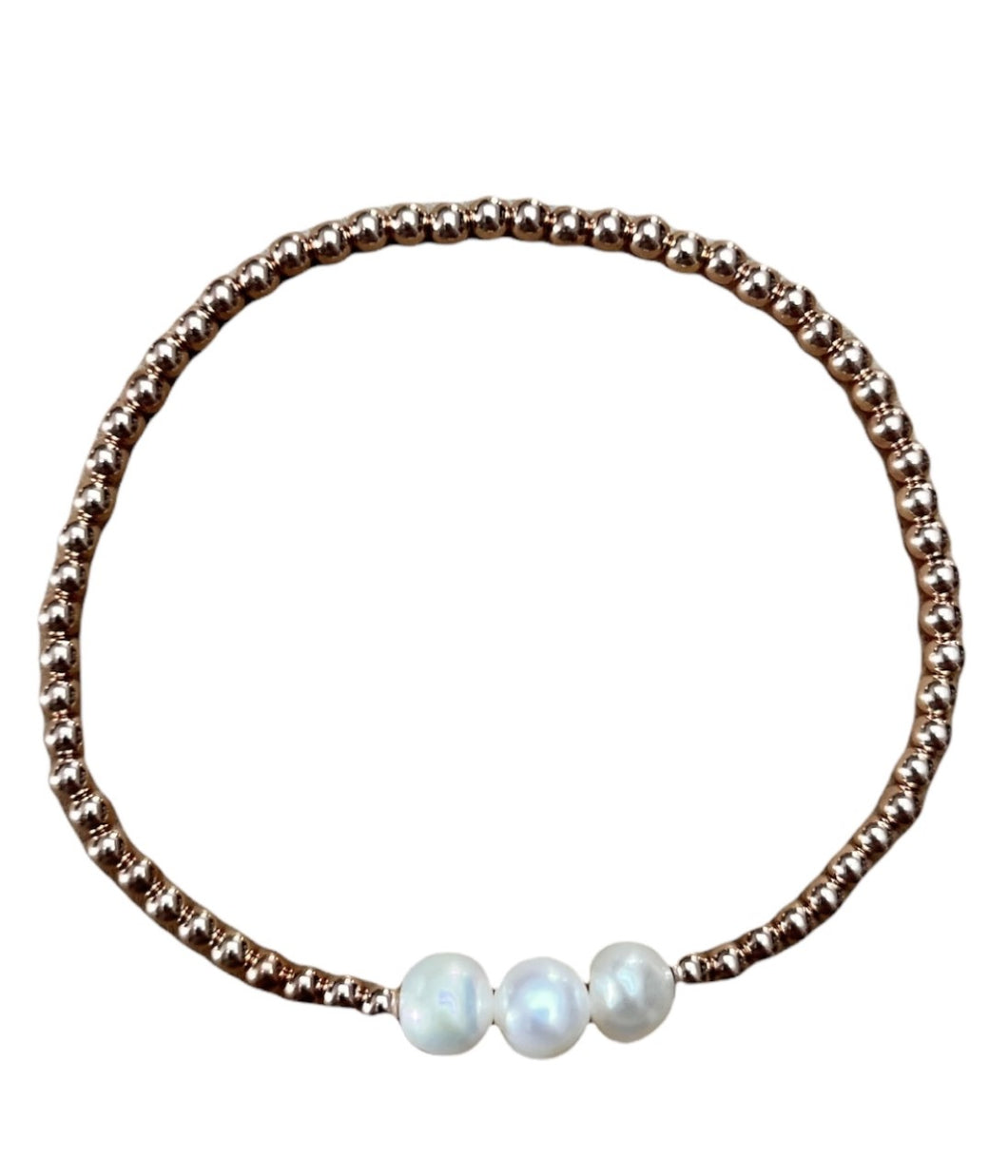 ROSE GOLD FILLED FRESH WATER PEARLS