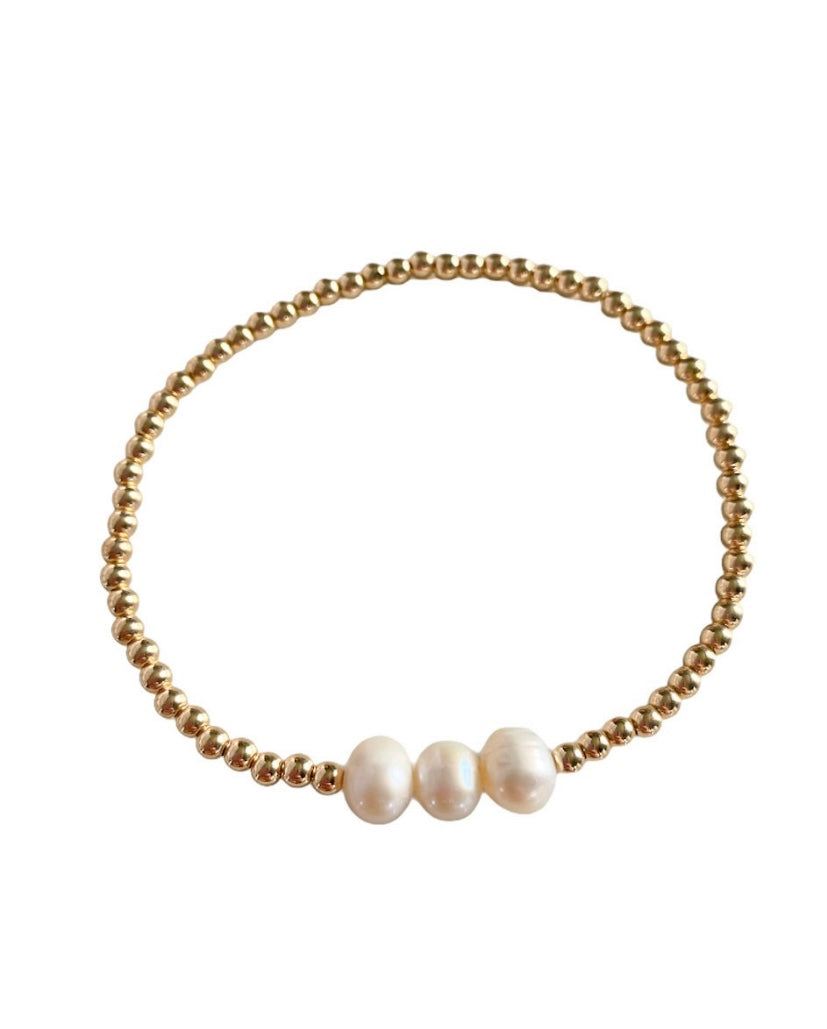 GOLD FILLED FRESH WATER PEARLS