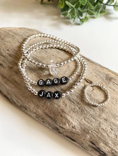 Load image into Gallery viewer, STERLING SILVER LETTER BRACELET
